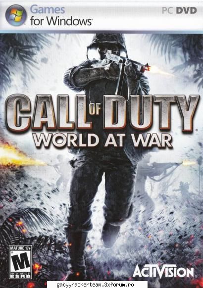 call duty world war the fifth the main call duty series.the game set the pacific theater and eastern