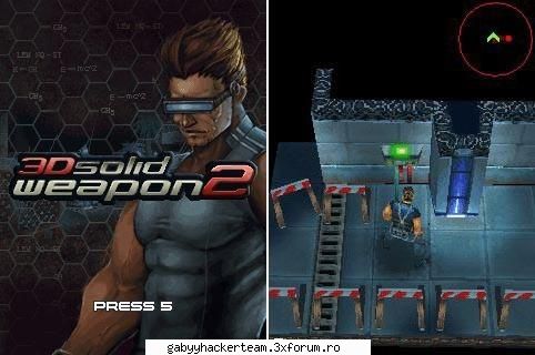 3D Solid Weapon 2 - Java Mobile Game - Convert yourself into the secret agent Red Fox - Mobile Phones