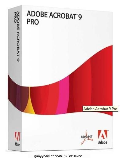 Adobe Acrobat 9.0 Professional - L-am gasit decat prin rapidshare sper sa va fie - Software PC