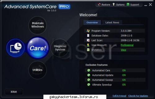 Advanced SystemCare Professional Multilingual - m installing malicious items on your computer - Software PC