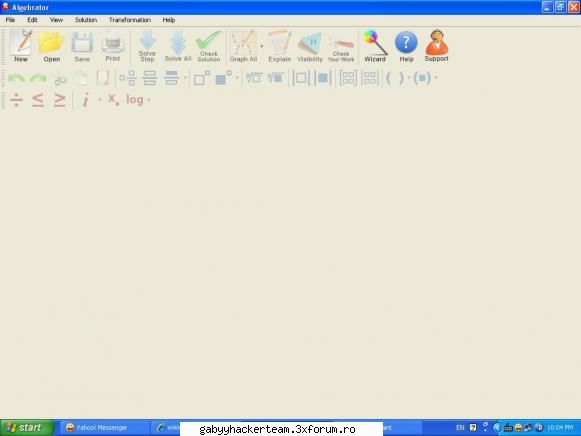 Algebrator 4.1 - Descript : E un program care iti face tema la - Hacking T00ls