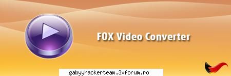 fox video converter 8.0.10.26 | 16,6 mb
easy & powerful video editing + dvd authoring. fox� video