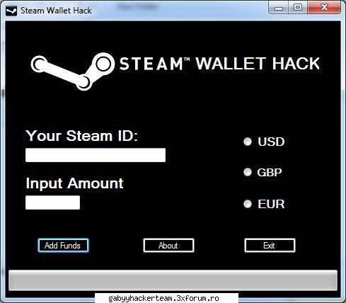 STEAM WALLET - MONEY ADDER v8 0 1 - Steam Wallet - Money Adder Hack I - Hacking-ul nostru cel de toate zilele