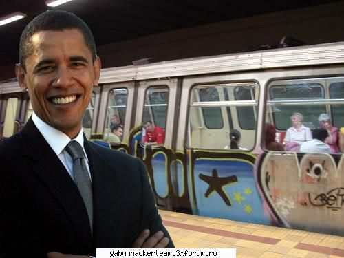[Text Effects][Fire Text] - Am fakut o poza cu obama in statie la - Tutoriale PhotoShop
