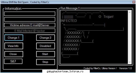 Ultima EMFiller Spam Bot by FillerCc - Una dintre cele mai bune - Hacking-ul nostru cel de toate zilele