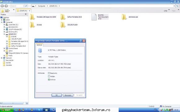 Usb memory - Am un stik usb pe care are instalat Windowsul.Cel - Hacking-ul nostru cel de toate zilele