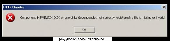 Web site flooder - Si la asta si la http flooder aceeasi eroare - Hacking T00ls