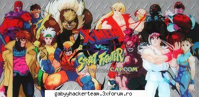 now we're fully into spin-off land. x-men vs. street fighter introduced capcom's crew to marvel's
